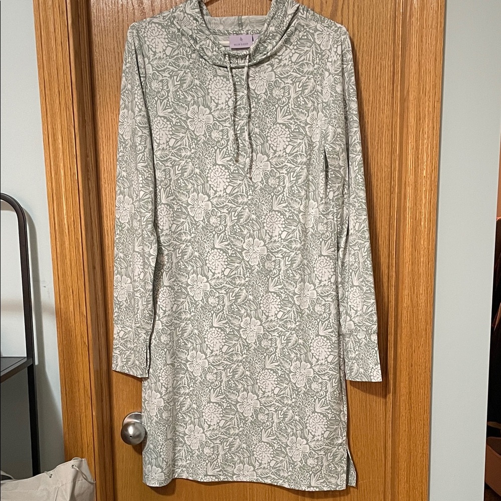 Willow Blossom Floral Hooded Stretch Dress